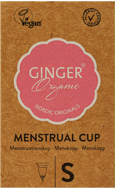 Kubeczek menstruacyjny Ginger Organic rozmiar S (5713334000114) - obraz 1