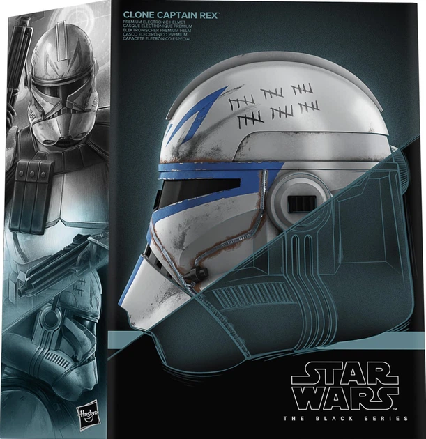 Шлем Клон Капитан Рекс Звездные Войны Black Series Clone Captain
