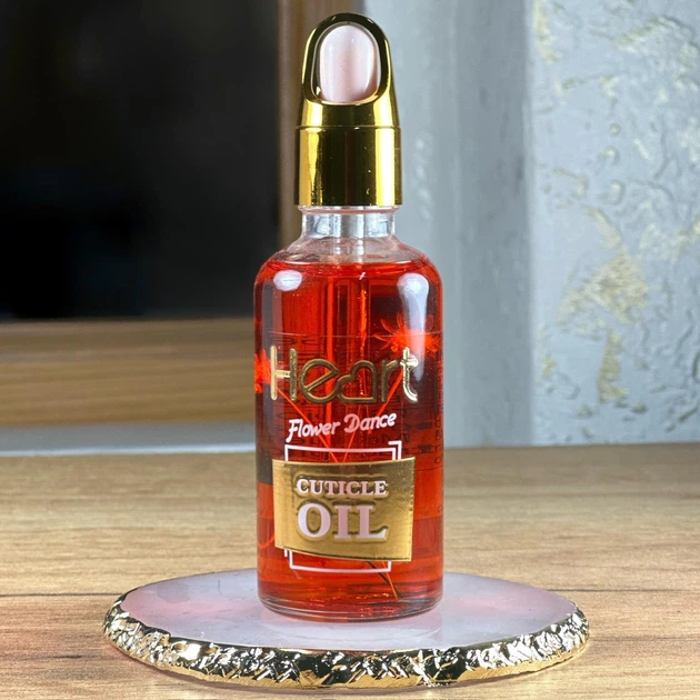 Квіткова олія для кутикули Heart Lady in Red 50 ml - Фото 1 Квіткова олія для кутикули Heart Lady in Red 50 ml - зображення 1
