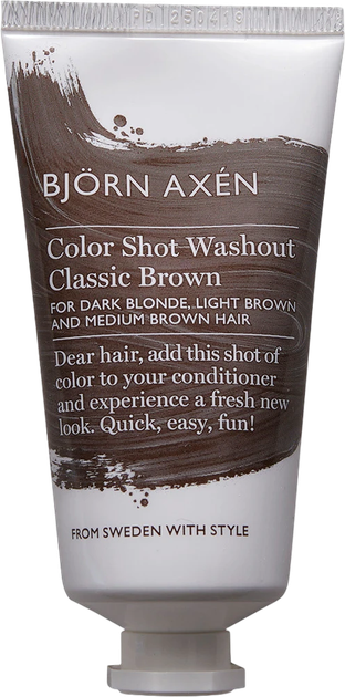 Farba do włosów Björn Axén Color Shot Washout zmywalna Brown 50 ml (7350001704067) - obraz 1