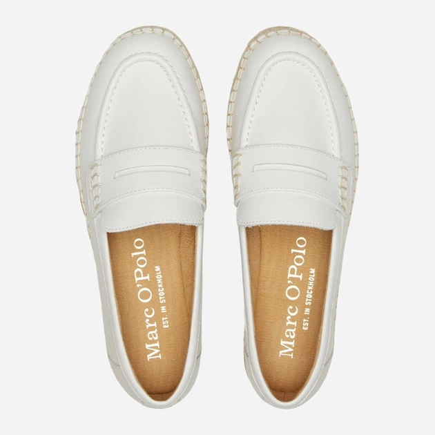 Жіночі еспадрильї MARC O'POLO mpo40315613803132110 41 Білі (4068066170187) - зображення 4