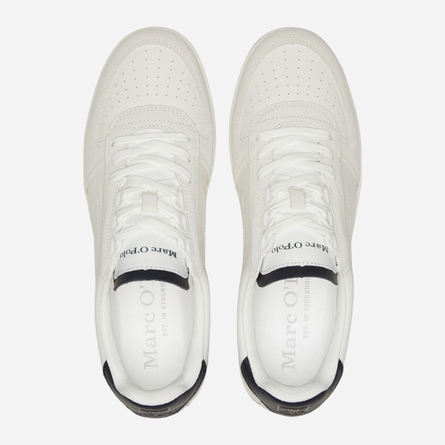 Sneakersy męskie do kostki MARC O'POLO mpo40226153501129149 44 Białe (4068066170033) - obraz 4