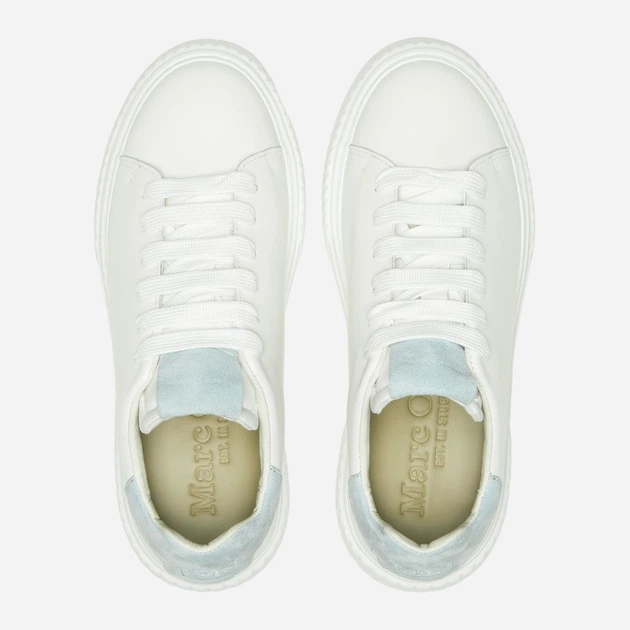 Sneakersy damskie skórzane Marc O'Polo mpo40117733501134141 40 Białe (4068066150431) - obraz 4