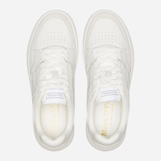 Sneakersy damskie MARC O'POLO mpo40116123501141110 39 Białe (4068066117458) - obraz 4