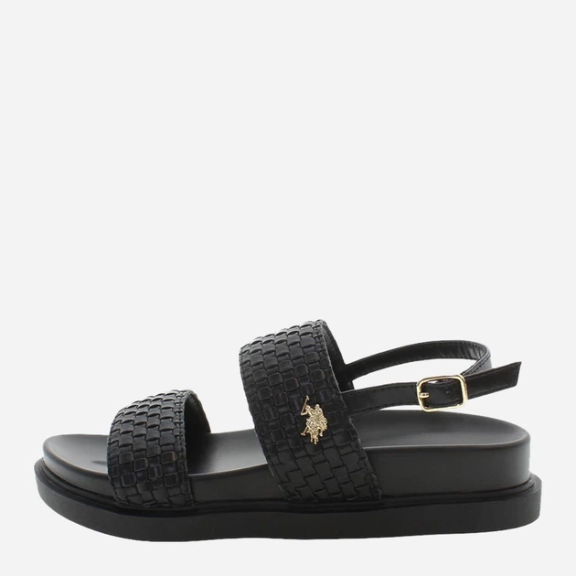 Жіночі сандалії U.S. Polo Assn uspkary001w-blk 37 Чорні (8055197456026) - зображення 3