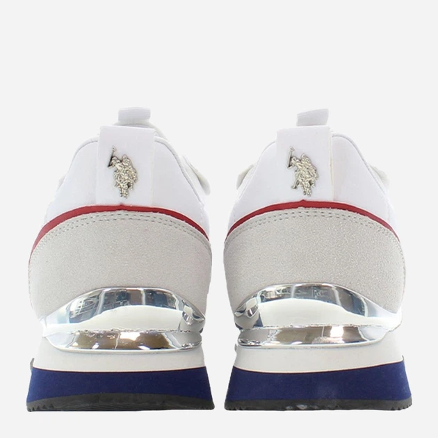 Buty sportowe damskie U.S. Polo Assn uspfrisby004w-whi 41 Białe (8055197449745) - obraz 4