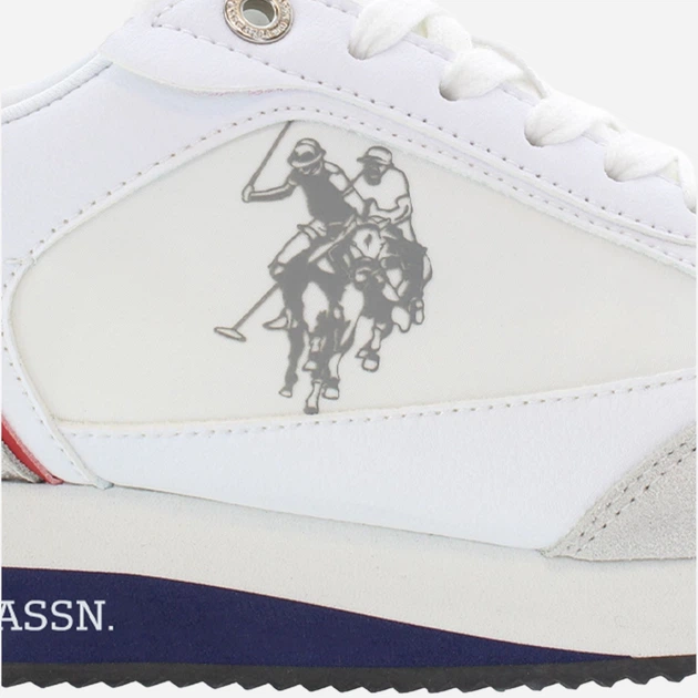 Buty sportowe damskie U.S. Polo Assn uspfrisby004w-whi 41 Białe (8055197449745) - obraz 7