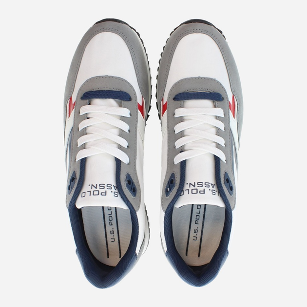 Sneakersy męskie do kostki U.S. Polo Assn uspjustin001m-whi 42 Wielokolorowe (8055197454190) - obraz 5