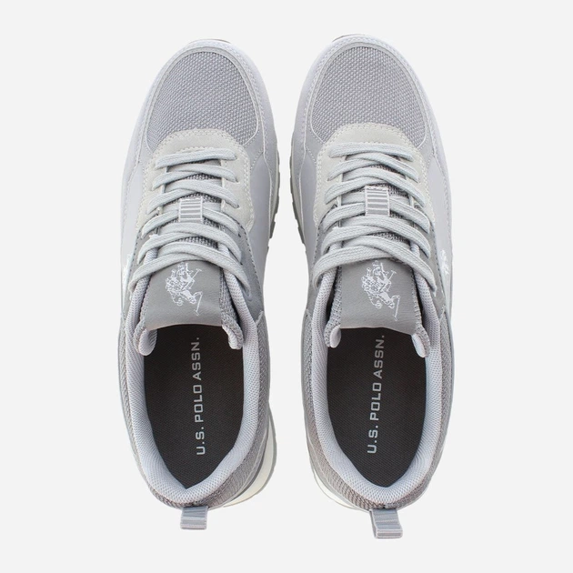 Sneakersy męskie U.S. Polo Assn usptabry007m-gry 44 Szare (8055197478653) - obraz 5