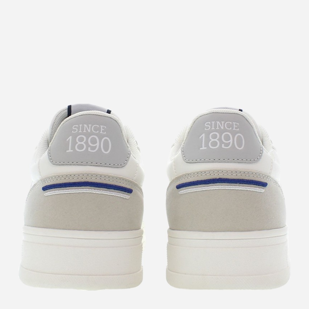 Чоловічі кеди низькі U.S. Polo Assn uspkosmo001m-whi 43 Білі (8055197488249) - зображення 4