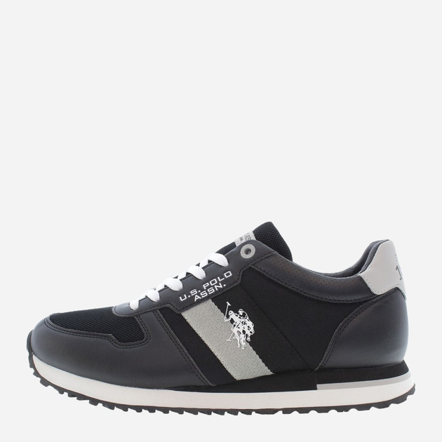 Buty sportowe męskie U.S. Polo Assn uspxirio007m-blk 44 Czarne (8055197485514) - obraz 3