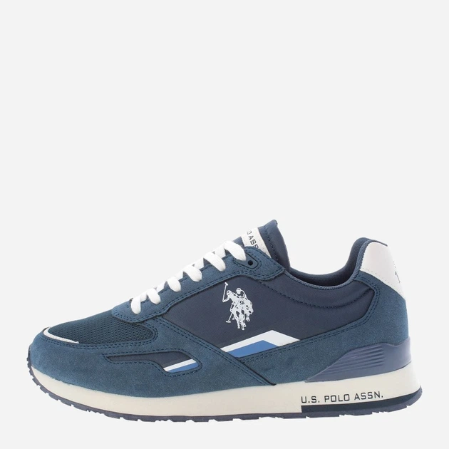 Sneakersy męskie U.S. Polo Assn usptabry003m-blu 46 Niebieskie (8055197488416) - obraz 3