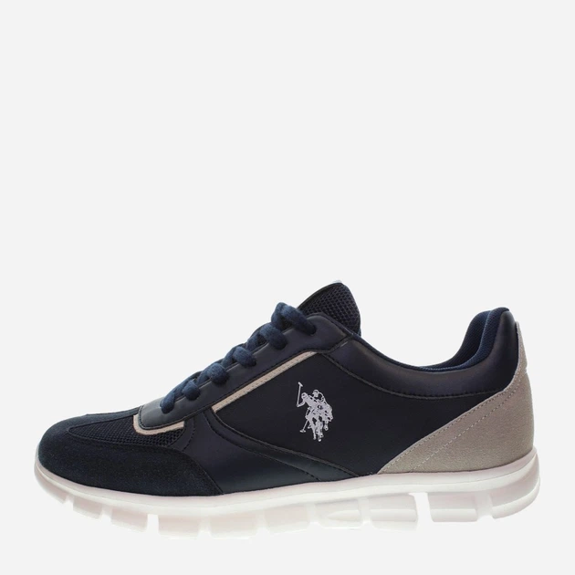Sneakersy męskie U.S. Polo Assn uspgary003m-dbl 46 Granatowe (8055197450291) - obraz 3
