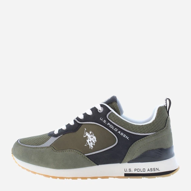 Sneakersy męskie U.S. Polo Assn usptabry007m-mil 45 Zielone (8055197478738) - obraz 3