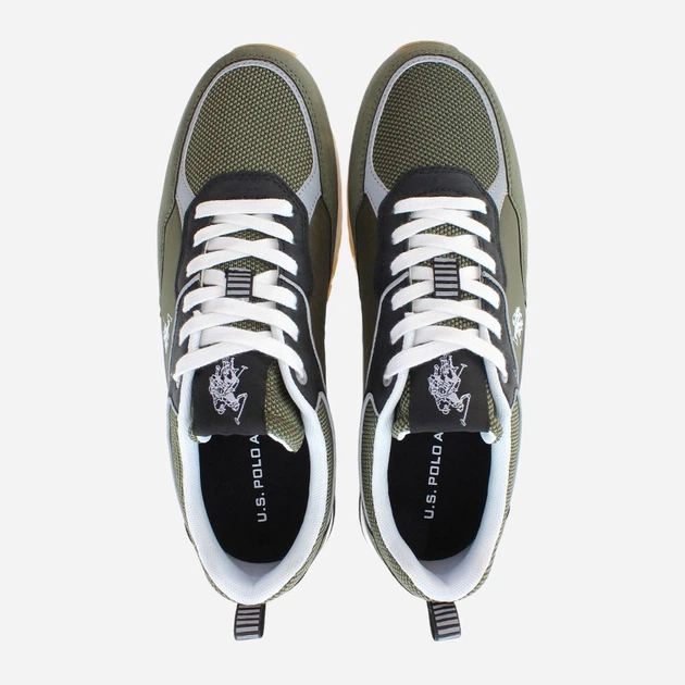 Sneakersy męskie U.S. Polo Assn usptabry007m-mil 44 Zielone (8055197478721) - obraz 5