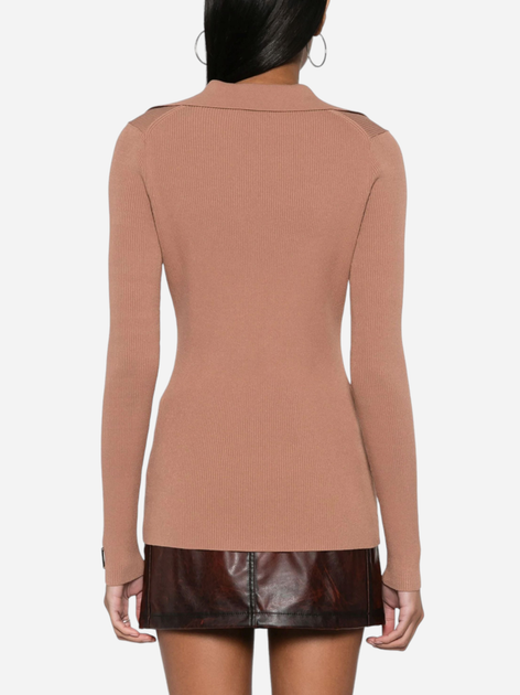 Пуловер жіночий Calvin Klein ckk20k206384pen M Бежевий (8720108930109) - зображення 2