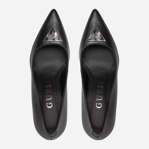 Czółenka damskie skórzane Guess gssflpbarlea08black 36 Czarne (7624926991391) - obraz 5
