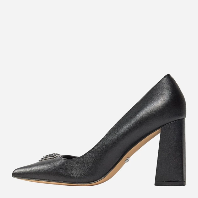 Czółenka damskie skórzane Guess gssflpbarlea08black 41 Czarne (7624926991490) - obraz 3