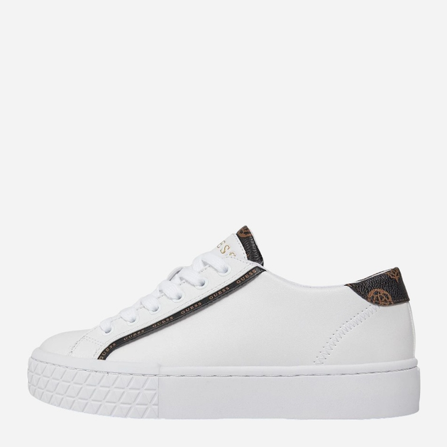 Жіночі кеди низькі Guess gssfljpr6ele12white 38 Білі (7626101697630) - зображення 3