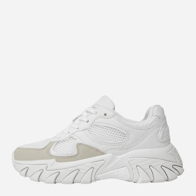 Sneakersy damskie Guess gssfljnorele12white 38 Białe (7626101696077) - obraz 3