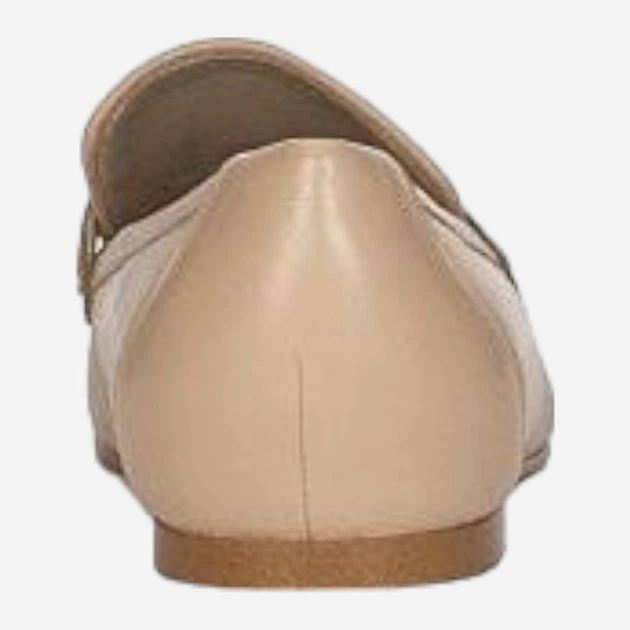 Loafersy damskie skórzane Guess gssfljisalea14natu 36 Beżowe (7626101682124) - obraz 4