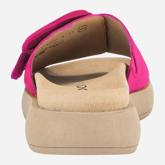 Klapki damskie skórzane Gabor gab43751-10 36 Różowe (4066558409463) - obraz 4