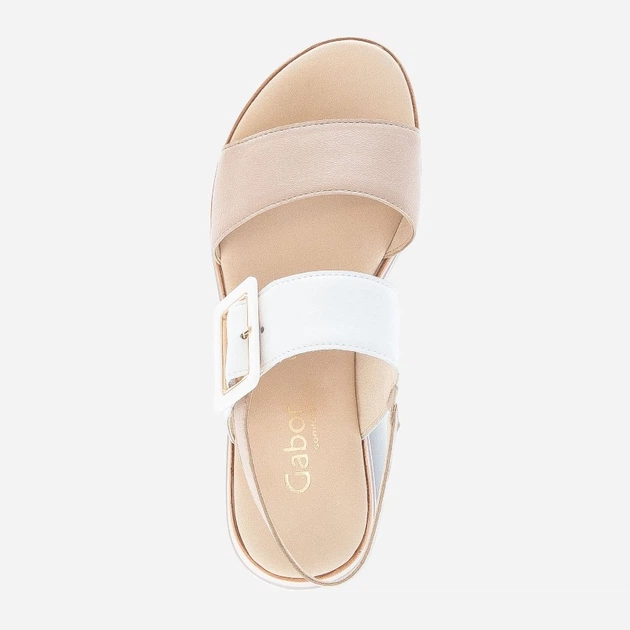 Жіночі сандалії Gabor gab42744-58 36 Молочні (4066558240073) - зображення 5