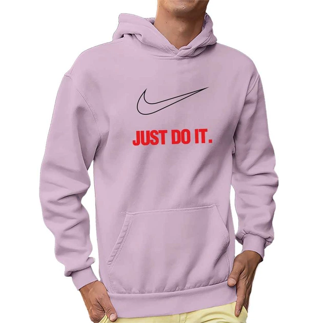 Худі чоловіче JHK "Nike Just do it" XXL Рожевий (MD-26-9207-28-24) - Фото 1 Худі чоловіче JHK "Nike Just do it" XXL Рожевий (MD-26-9207-28-24) - зображення 1