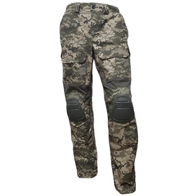 Тактичні військові штани з наколінниками Зигзаг Pixel UA (тканина полікоттон, Туреччина), 64 (SEAM-PXLUA-NAC-TR-PC-64) - изображение 1
