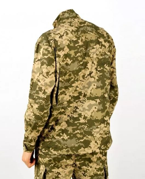 Тактичний Військовий Костюм Зигзаг Український Піксель (тканина полікоттон, Туреччина), 58 (SEAM-PXS1-PC-58) - зображення 2