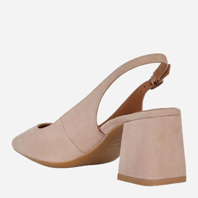 Sandały damskie na słupku skórzane Geox geod45vcc00021c8156 40 Beżowe (8056206667365) - obraz 3