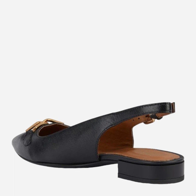 Baleriny damskie skórzane Geox geod459bb000tuc9999 41 Czarne (8056206673434) - obraz 3