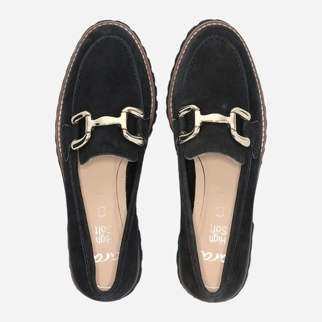 Loafersy damskie skórzane ARA ara1231237-02 40 Ciemnogranatowe (4054928471547) - obraz 4