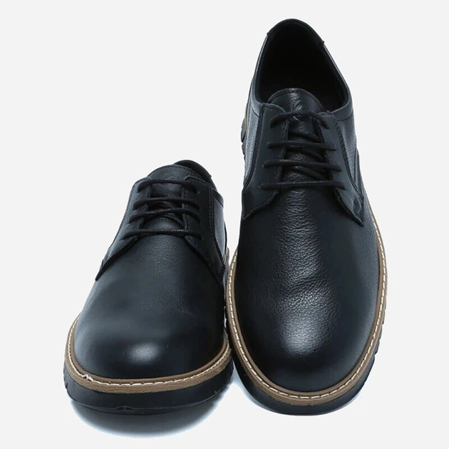 Buty derby męskie skórzane ARA ara1135602-01 45 Czarne (4030221471583) - obraz 8