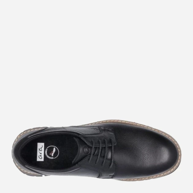 Buty derby męskie skórzane ARA ara1135602-01 46 Czarne (4030221864477) - obraz 6