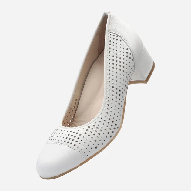 Жіночі човники зі шкіри ARA ara1235827-04 42 Білі (4054928511069) - зображення 5