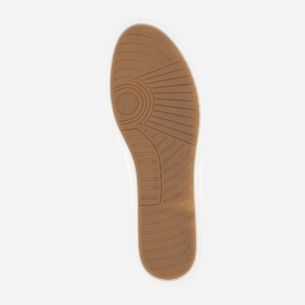 Sneakersy męskie skórzane do kostki RIEKER revu0704-80 44 Białe (4061811779420) - obraz 6