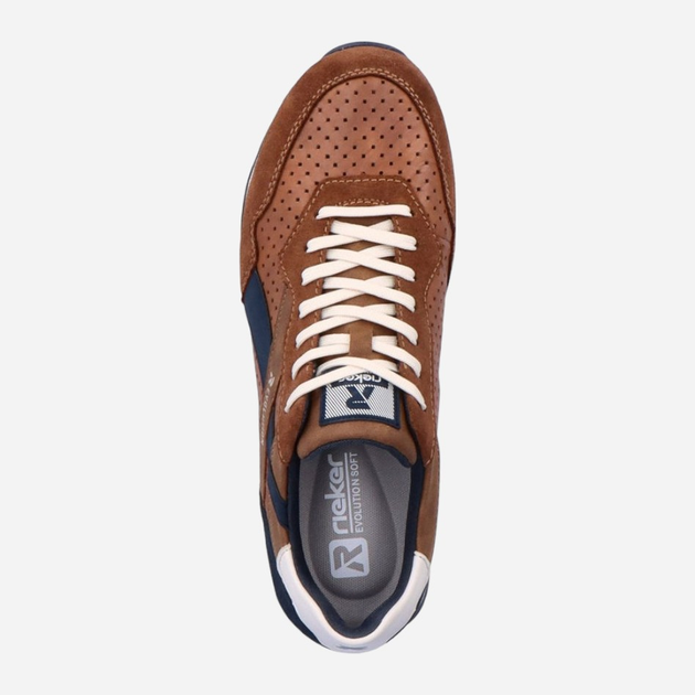 Buty sportowe męskie RIEKER revu0302-24 42 Brązowe (4060596692924) - obraz 6