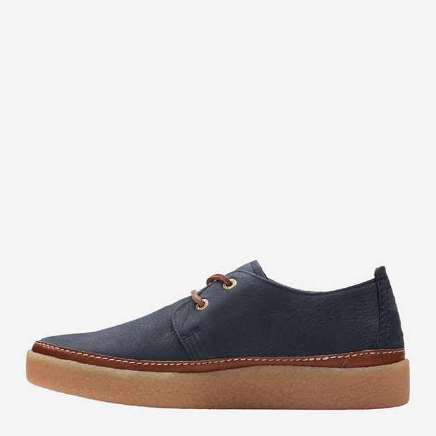 Półbuty męskie skórzane Clarks cla26176867 44 Granatowe (5063090782992) - obraz 3