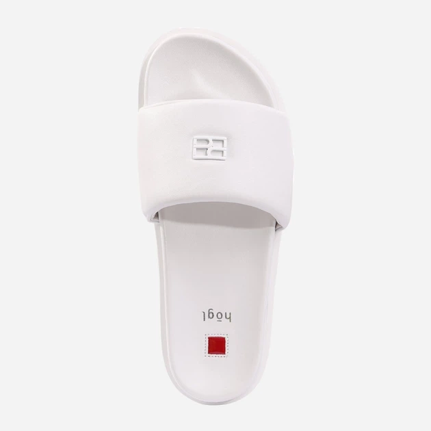 Жіночі шльопанці Hogl hog7100800-0200 37 Білі (9010849066298) - зображення 5