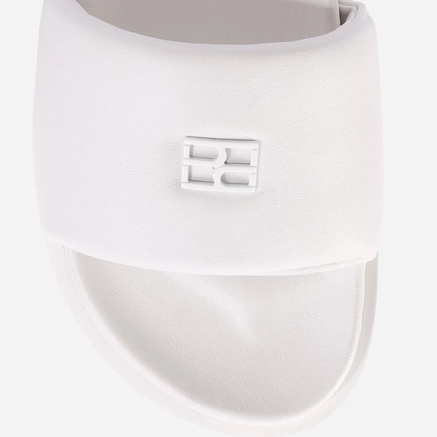 Klapki damskie skórzane Hogl hog7100800-0200 42 Białe (9010849066342) - obraz 6