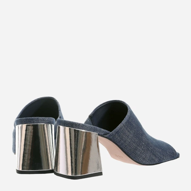 Klapki mule damskie na obcasie Hogl hog7106549-3200 38 Niebieskie (9010849095168) - obraz 3