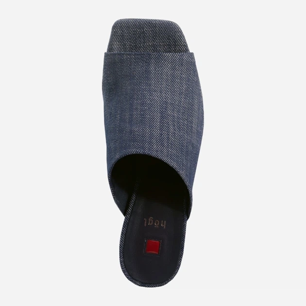 Klapki mule damskie na obcasie Hogl hog7106549-3200 41 Niebieskie (9010849095205) - obraz 4