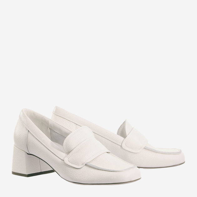Loafersy damskie skórzane Hogl hog7104333-0200 38 Białe (9010849088320) - obraz 2