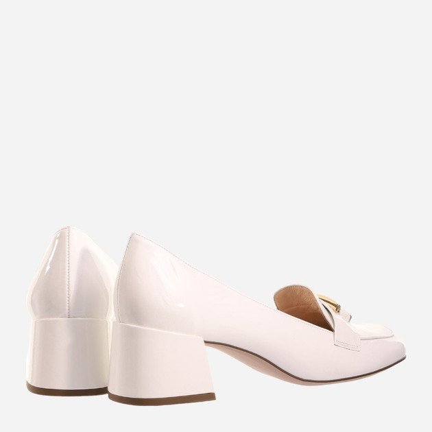 Loafersy damskie skórzane Hogl hog7104315-0200 39 Białe (9010849087507) - obraz 3