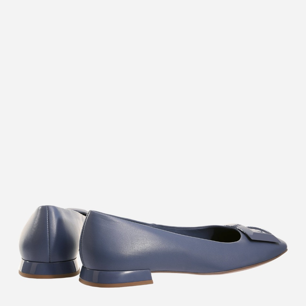 Baleriny damskie skórzane Hogl hog7101020-3400 37 Niebieskie (9010849067349) - obraz 3