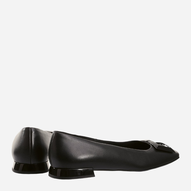Baleriny damskie skórzane Hogl hog7101020-0100 38 Czarne (9010849067127) - obraz 3