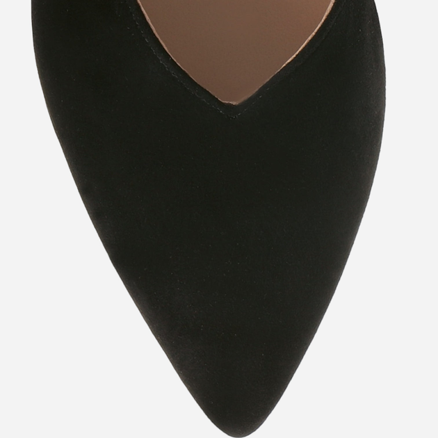 Baleriny damskie skórzane Hogl hog7100012-0100 38.5 Czarne (9010849060012) - obraz 5
