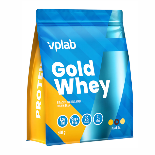 Сывороточный протеин концентрат VP Laboratory Gold Whey 500 г Vanilla ...