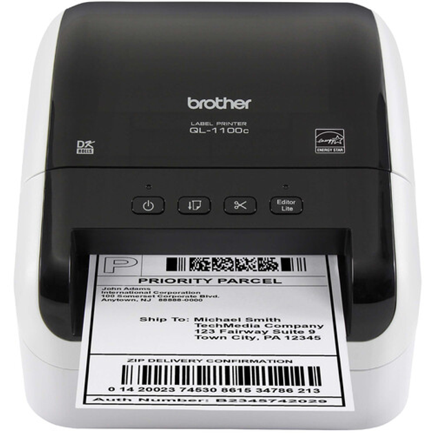Принтер етикеток Brother QL-1100c (QL1100CZW1) - зображення 1